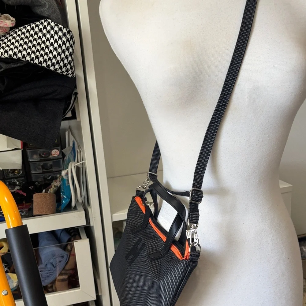 Stylish Black and Orange Baby Bag